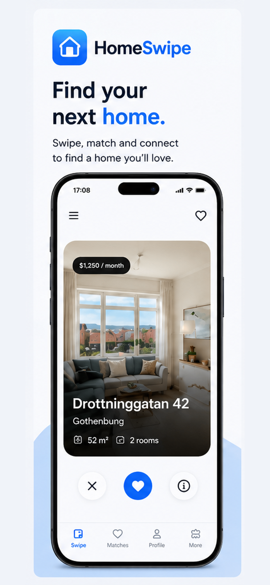 HomeSwipe — Discover listings