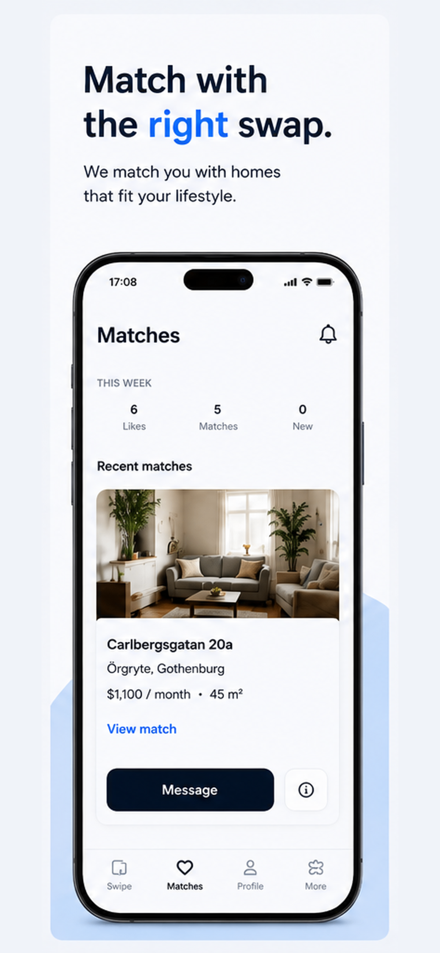 HomeSwipe — Your matches
