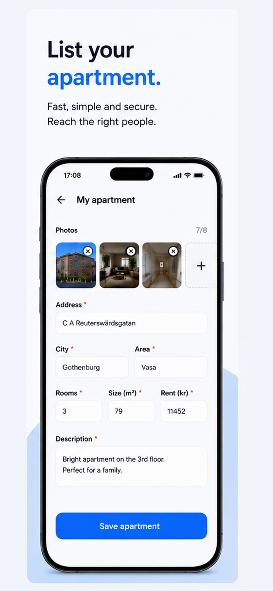 HomeSwipe — List your apartment